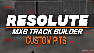 Custom Pits  MX Bikes Track Building Tips [upl. by Icnarf]