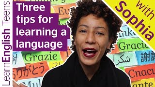 Three tips for learning a language [upl. by Kaycee]