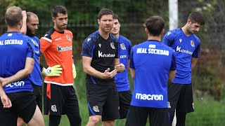 ENTRENAMIENTO  Ilusionados con el estreno liguero  Sanse  Real Sociedad [upl. by Adiazteb32]