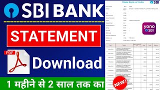 Sbi bank statement kaise nikate hai  sbi statement pdf download  bank statement  sbi [upl. by Dimitris]