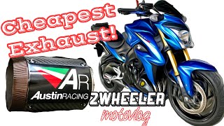 SUZUKI GSXS1000 EXHAUST SOUNDCHECK with and without dB killer  2Wheeler MOTOVLOG [upl. by Adnohsak]