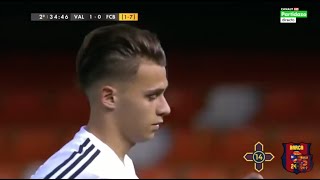 Fran Villalba vs Barcelona Debut ● Copa del Rey 7216 [upl. by Yi]