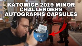 Unboxing 150 Katowice 2019 Minor Challengers Autographs Capsules in CSGO [upl. by Dulcle398]