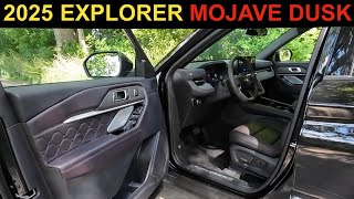 2025 Ford Explorer Mojave Dusk Interior Brings Purple Luxury Hands On Tour [upl. by Thgiwed374]