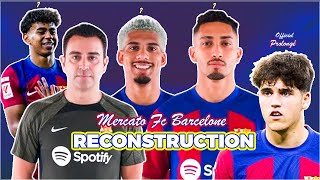 RECONSTRUCTION DU FC BARCELONE  MERCATO 2024 ÉDITION N°1  JT FOOT [upl. by Kisung738]