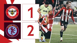 Two Red Cards and VAR Controversy 🔴  Brentford 12 Aston Villa  Premier League Highlights [upl. by Elleahcim702]