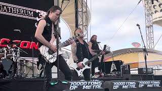 Omnium Gatherum “Who Could Say” Live at 70000 Tons of Metal [upl. by Eitsym109]