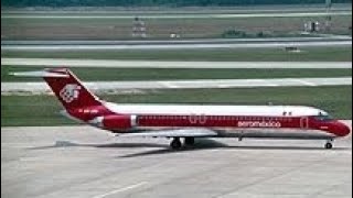 1986 there was a DC 9 that departed from Mexico City to Los Angeles [upl. by Aisorbma753]