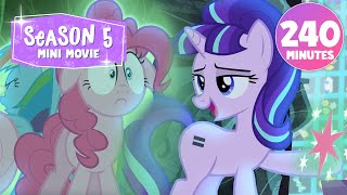 SEASON 5 MINI MOVIE 😱💖 4 HOURS  My Little Pony Friendship is Magic  Mega Compilation 🎥 [upl. by Rodi]