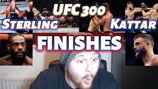 MMA GURU Reacts To CRAZY FINISHES From Aljamain Sterling amp Calvin Kattar [upl. by Olaf767]