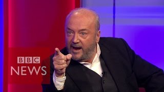 You killed a million people in Iraq George Galloway tells Jacqui Smith  BBC News [upl. by Norri]