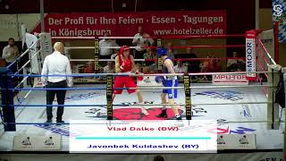 BOXEN Deutsche Meisterschaft 2024 u19 FINALE  VLAD DALKE vs Javonbeck Kuldashev [upl. by Lirrad478]