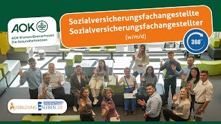 360° Film Ausbildung zumzur Sozialversicherungsfachangestellten mwd  AOK Bremen  Bremerhaven [upl. by Bowler]