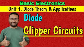 Clipper Circuits  Diode  Diode theory amp applications Basics Electronics [upl. by Ranilopa]