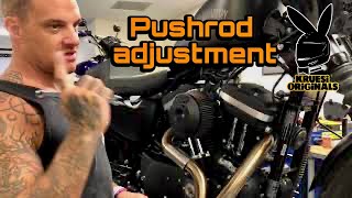 Harley pushrod adjustment [upl. by Neisa454]