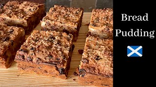 Old School Bread Pudding  Traditional Recipe [upl. by Aranat996]