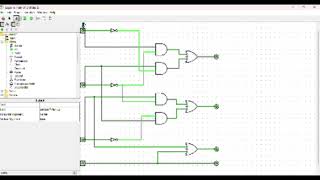 BCD to Gray code converter  Logisim [upl. by Calley]