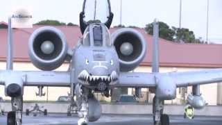 A10 Warthog Arrive at Lajes Field [upl. by Eng770]