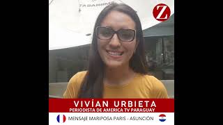 Vivían Urbieta periodista paraguaya de suma al V Foro Mujer Mariposa París 2024 [upl. by Animehliw]