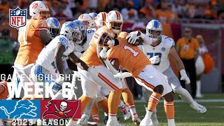 Detroit Lions vs Tampa Bay Buccaneers  2023 Week 6 Game Highlights [upl. by Nimocks252]