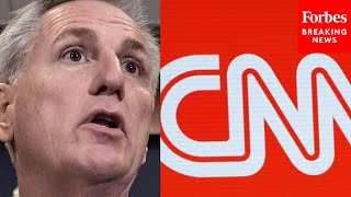 So Now Youre Upset McCarthy Snaps At CNN Reporter Over Tucker Carlson Questions [upl. by Fadden]