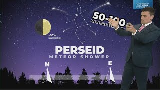 Where to look to see the most meteors tonight  Perseid Meteor Shower 2024 [upl. by Nolram584]