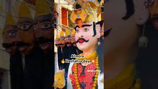 Dassehra day in Almora dasshera almora ravan trending youtubeshorts [upl. by Akzseinga]