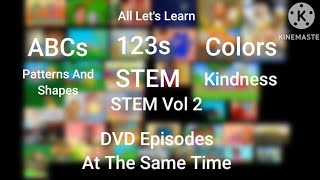 All Lets Learn Everything DVD Episodes At The Same Time [upl. by Arde]