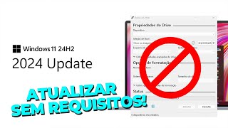 RUFUS LIBERAR NOVO ByPASS para INSTALAR WINDOWS 11 24H2 [upl. by Sevik635]