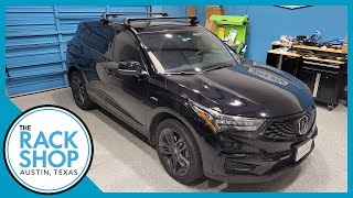 20192024 Acura RDX wBare Roof Thule WingBar Edge Complete Roof Rack  The Rack Shop  Austin TX [upl. by Genny]