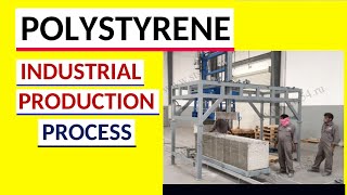 Polystyrene Manufacturing Process  Polymer Production process [upl. by Flatto]