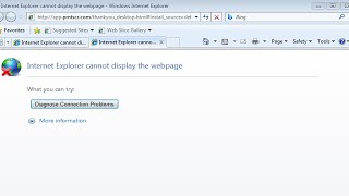 Internet Explorer cannot display the webpage  diagnose connection problem [upl. by Eirehs]