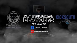 BLACK PANTHERS VS KICKSOUTH PART 2  SEMIFINALS DO OR DIE  APRIL 172024 sports basketball [upl. by Car774]