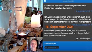 Gedanken zur Herrnhuter Tageslosung am 18 September 2024 [upl. by Obelia]