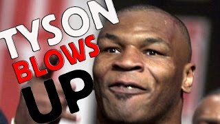 Mike Tyson Calls Reporter Piece of St [upl. by Corney]