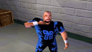 Bam Bam Bigelow entrance video Theme Fix amp outfits  WCW Backstage Assault PlayStation [upl. by Asile]