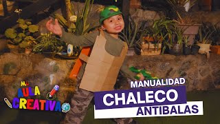 Como hacer un CHALECO ANTIBALAS PARA TU HIJO miaulacreativa [upl. by Garnes505]