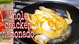 WHOLE CHICKEN HAMONADO RECIPE PINOYDISH MSV [upl. by Dorita]