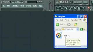 How To Sample in Edison Quickly Drag Samples into FL Studio Edison from Windows Explorer [upl. by Gladdie715]