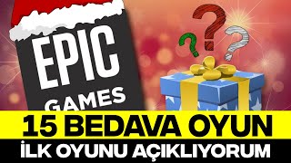 Epic Games 15 Gün Bedava Yılbaşı Etkinliği Başlıyor Epic Games Gizemli oyun 2023 yeniyıl İndirim [upl. by Oilisab]