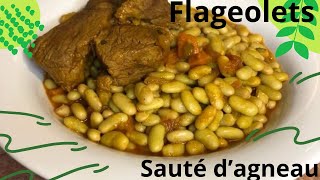 délicieux sauté dagneau aux flageolets [upl. by Sinnaoi]