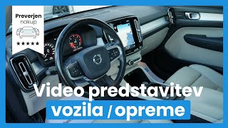 Volvo XC40 D3 Momentum Avt PREDSTAVITEV VOZILA [upl. by Sylado]