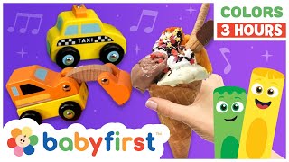 Toddler Learning Video  COLOR CREW  FULL COMPILATION  Songs Magic amp More  3 Hours  BabyFirstTV [upl. by Richma]