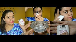 How I Epilate My face 😍 Demo Using  Philips Epilator Nailzfashionista [upl. by Giesecke]