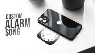 How to Add Custom Song to Alarm on iPhone tutorial [upl. by Adnomar]