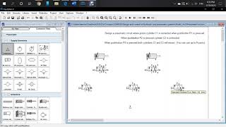 Hydraulics amp Pneumatics  FluidSim  Example 2 [upl. by Rayle462]