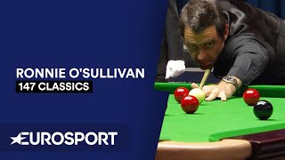 147 Classics Ronnie OSullivan  Snooker  Eurosport [upl. by Anaoj]