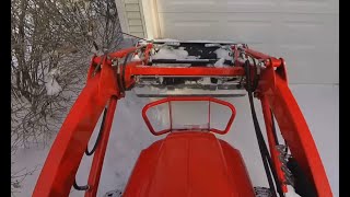 Too close for comfort I mess up on this snow removal job [upl. by Leerzej339]