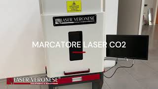 Marcatore Laser CO2  Laser Veronese Srl [upl. by Diena994]