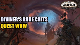 Diviners Rune Chits Quest WoW [upl. by Nesrac195]